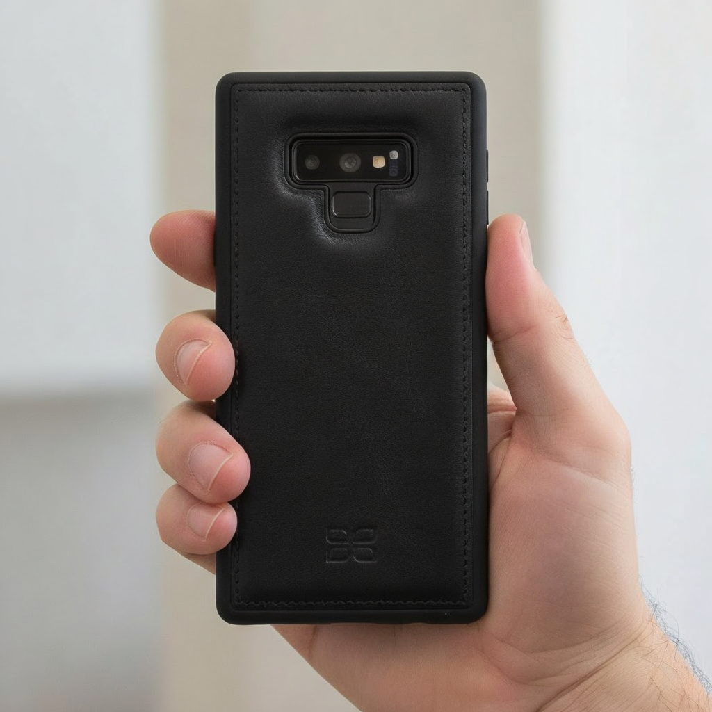 Samsung Galaxy Note 9 黒 レザーケース付き Galaxy Note 9 Series