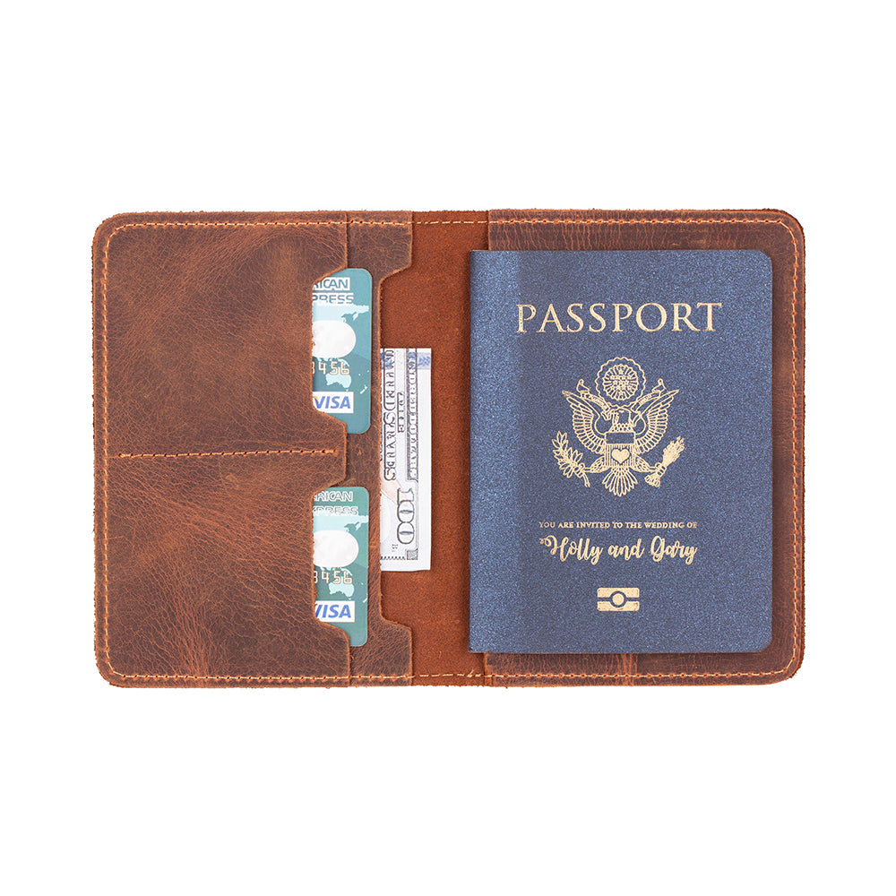 Avventura Passport Leather Wallet