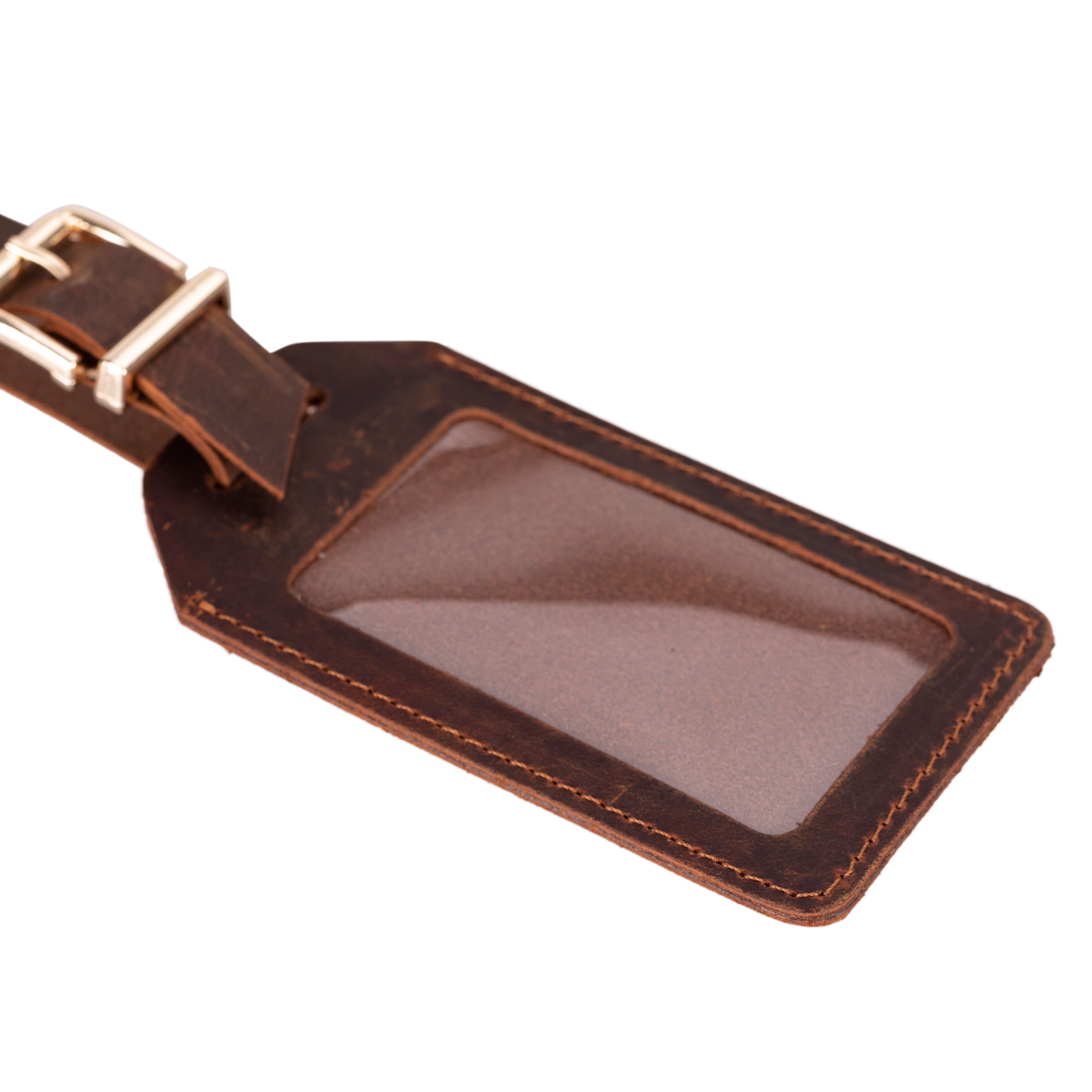 Innovix Leather Luggage Tag