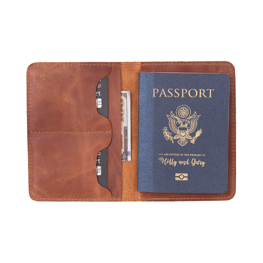 Viaggio Passport Leather Wallet