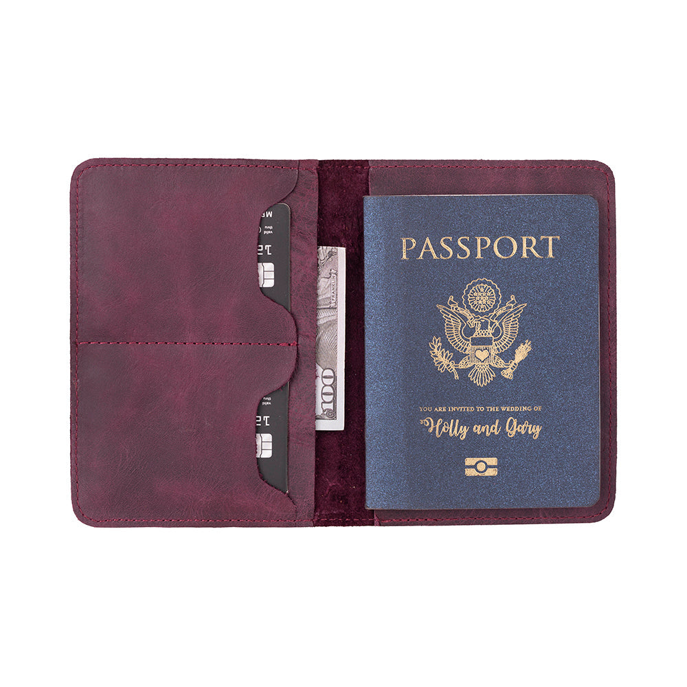 Viaggio Passport Leather Wallet