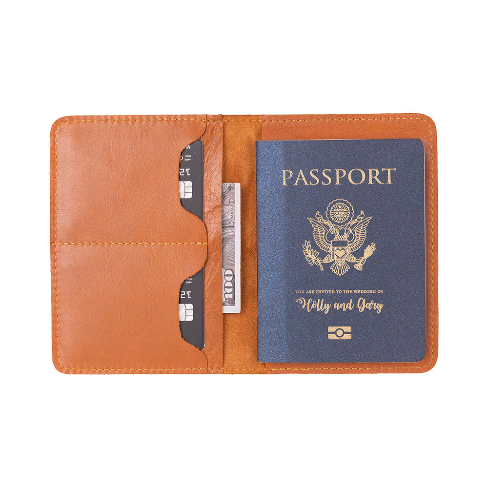 Viaggio Passport Leather Wallet