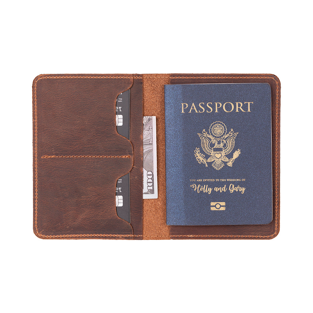 Viaggio Passport Leather Wallet