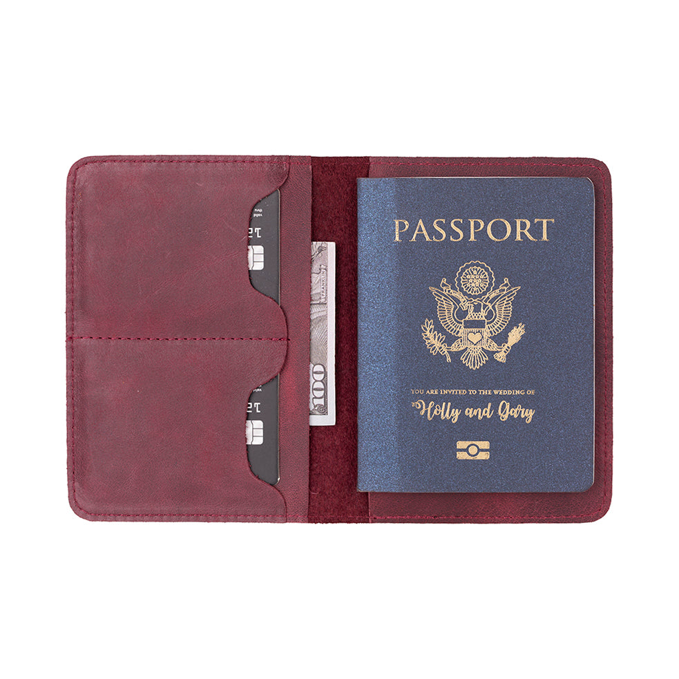Viaggio Passport Leather Wallet
