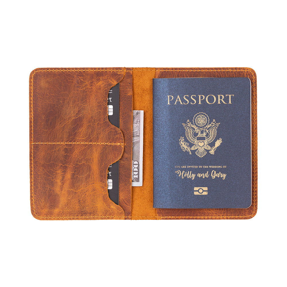Viaggio Passport Leather Wallet