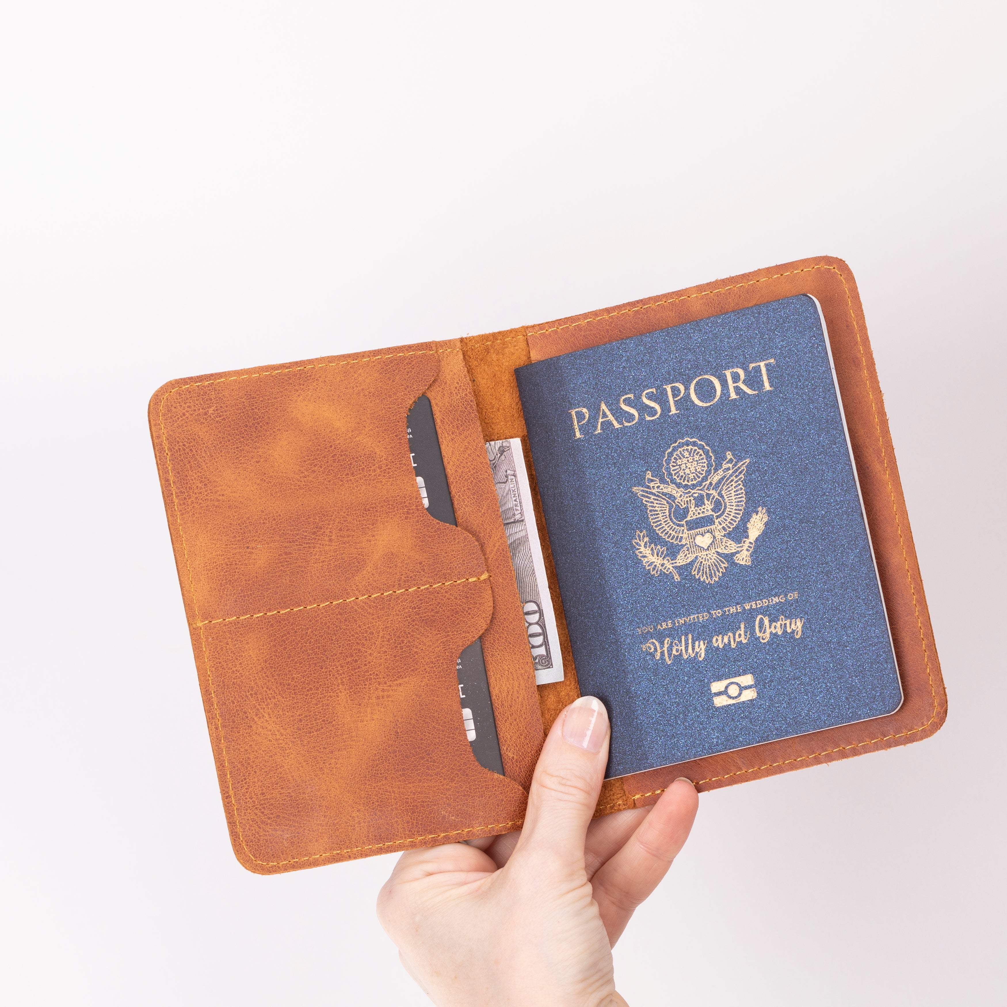 Viaggio Passport Leather Wallet