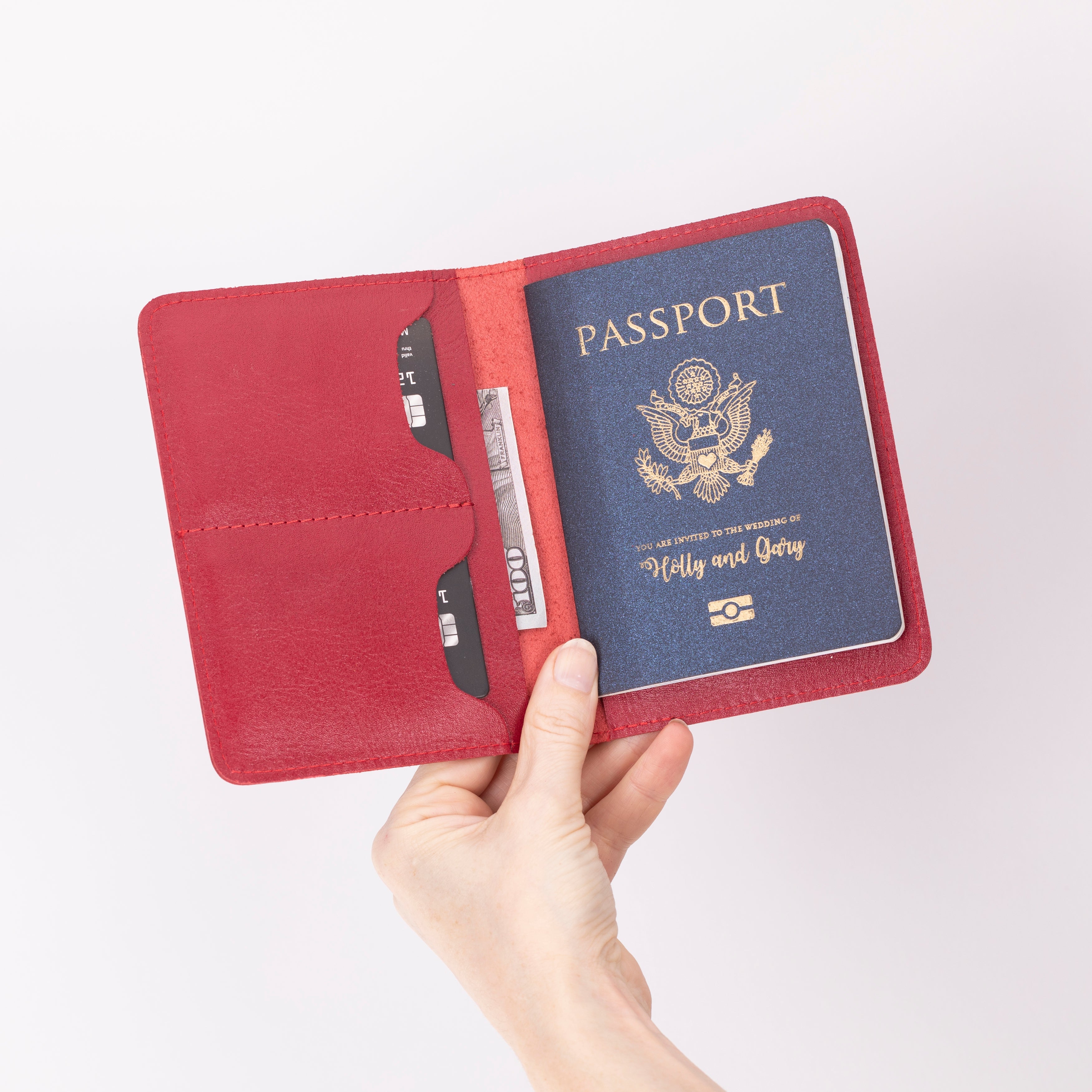 Viaggio Passport Leather Wallet