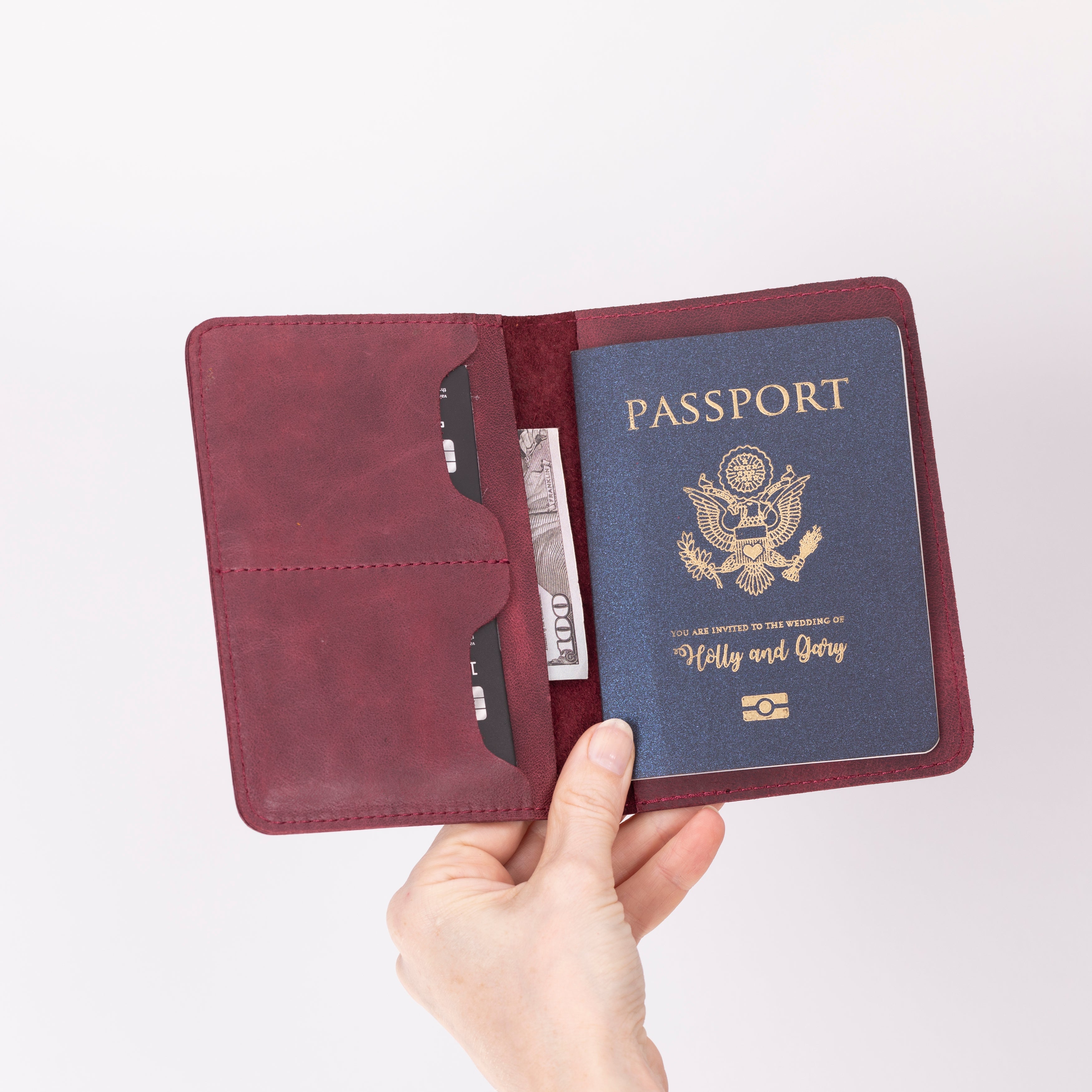 Viaggio Passport Leather Wallet