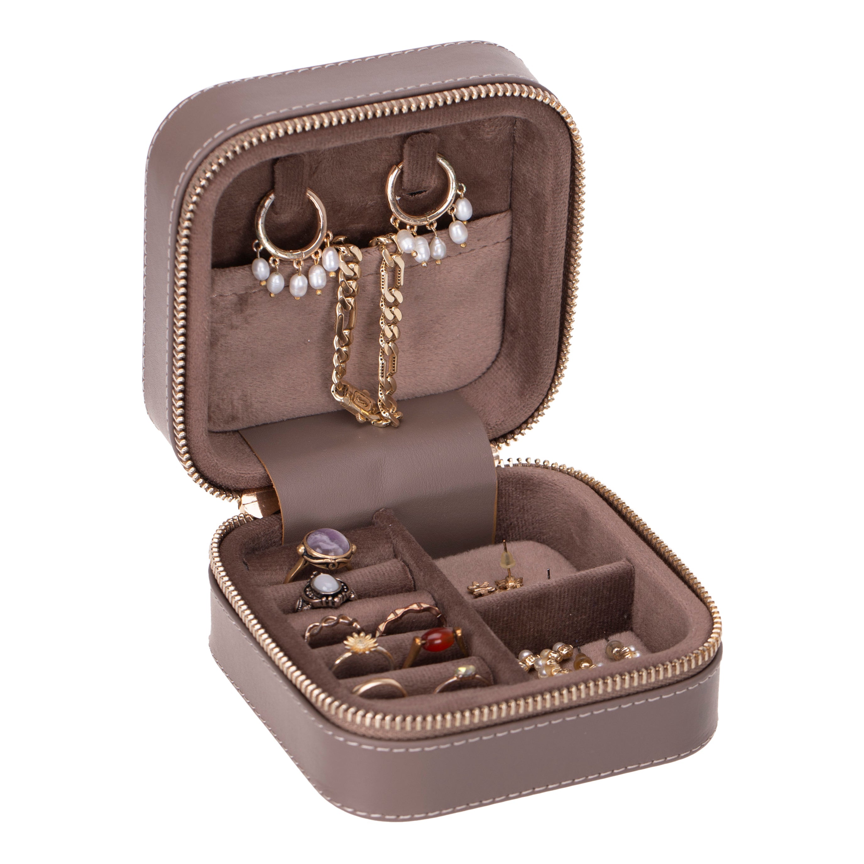 Perlyon Leather Jewelry Box