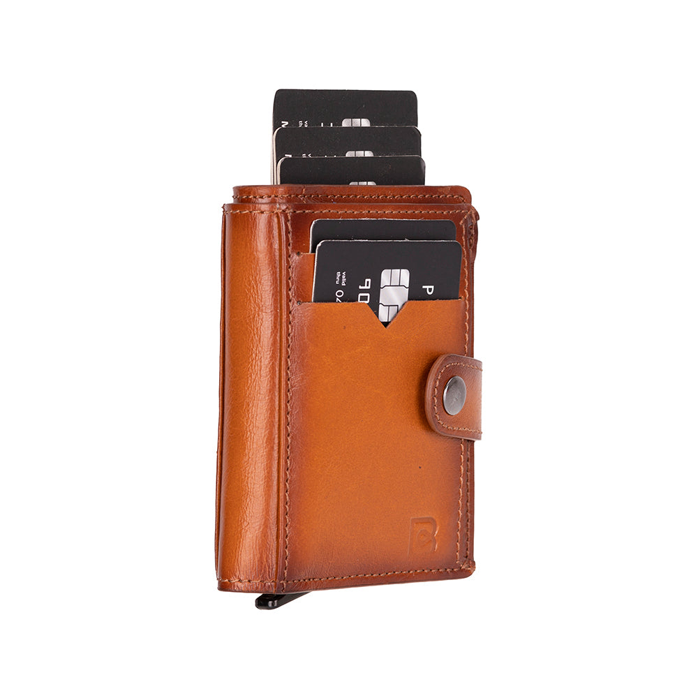 Lumora Leather Pop-up Card Holder