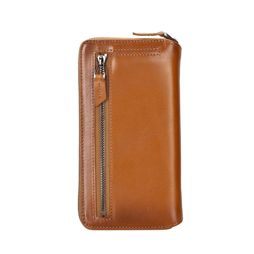 Apple iPhone 14 Series Detachable and Zipper Leather Wallet Case - PMW Bouletta LTD