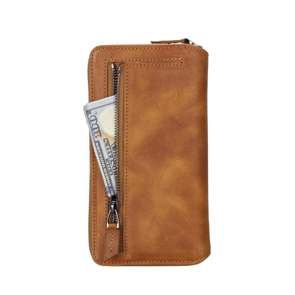 Apple iPhone 14 Series Detachable and Zipper Leather Wallet Case - PMW Bouletta LTD