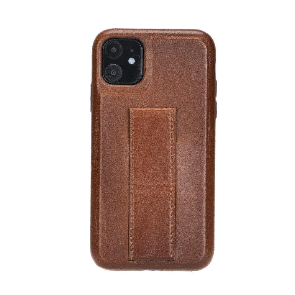 B2B- Apple iPhone 11 Series Rock Cover Stand / RCS iPhone 11 Pro Max / Tan Bouletta