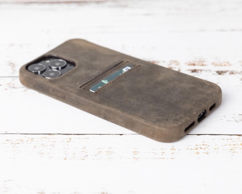 B2B - Apple iPhone IP13 Series Leather Case / RC-CC - Rock Cover Card Holder Bouletta