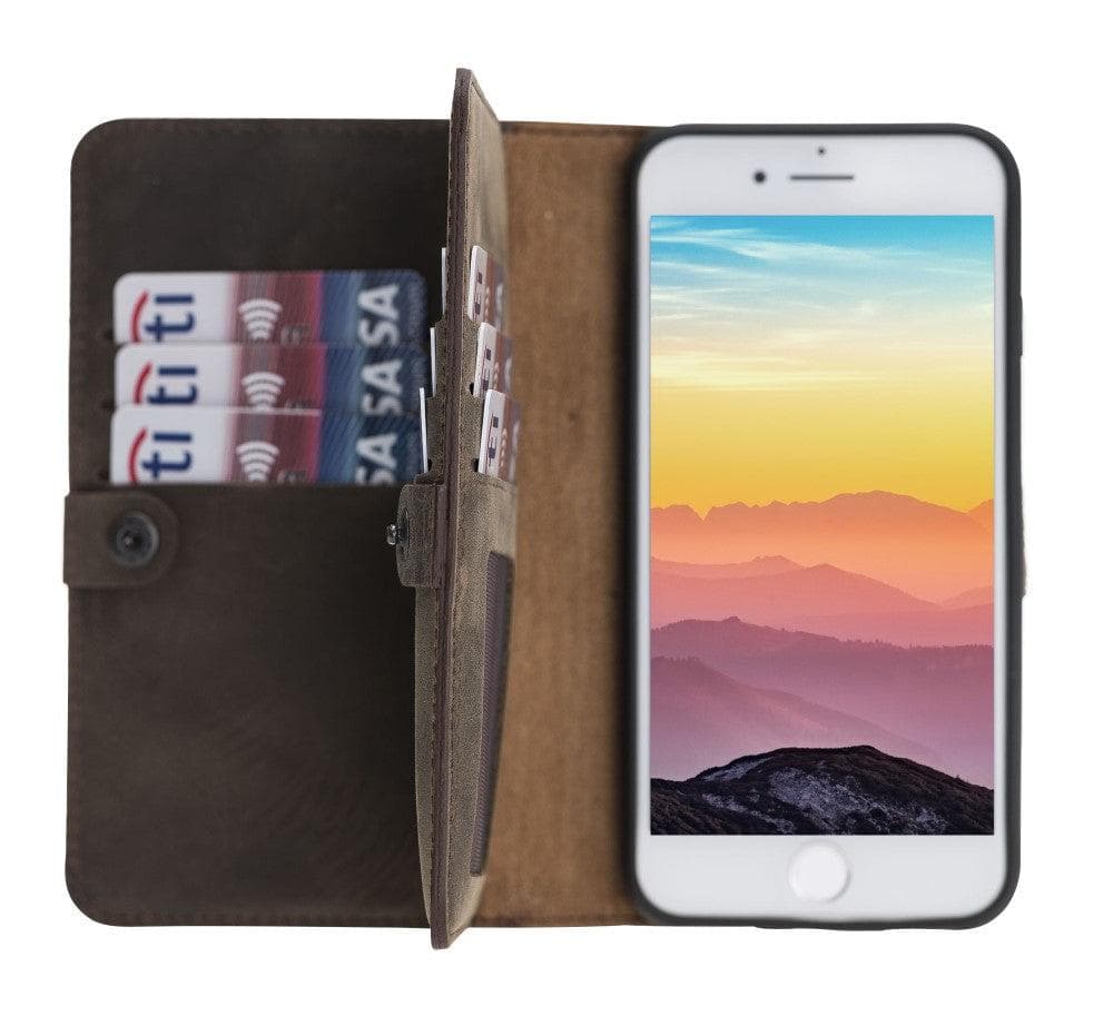 B2B - Apple iPhone SE/8/7 Series Leather Case - DMW Double Magic Wallet Bouletta B2B