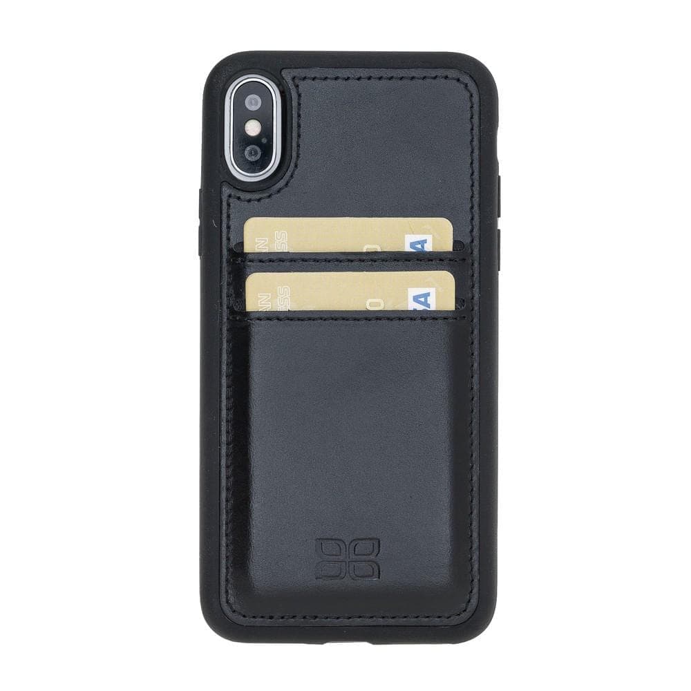 B2B - Apple iPhone X Series Leather Case / UJ - Ultimate Jacket iPhone X/XS / Black Bouletta