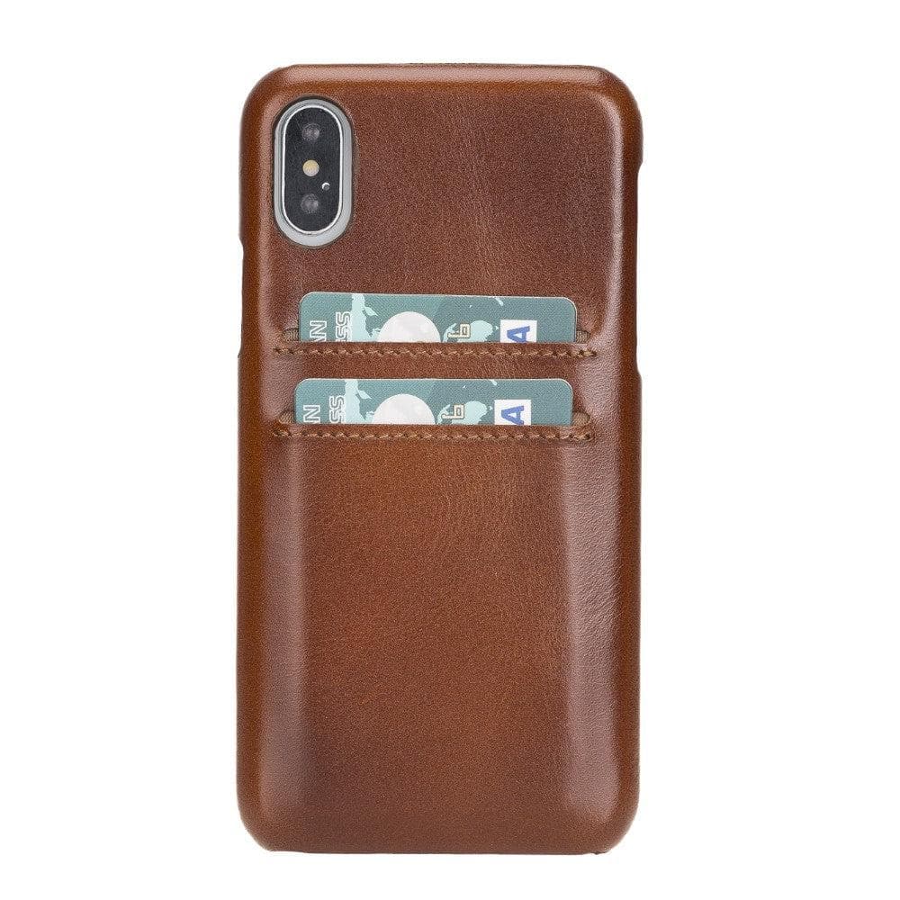 B2B - Apple iPhone X Series Leather Case / UJ - Ultimate Jacket iPhone X/XS / Tan Bouletta
