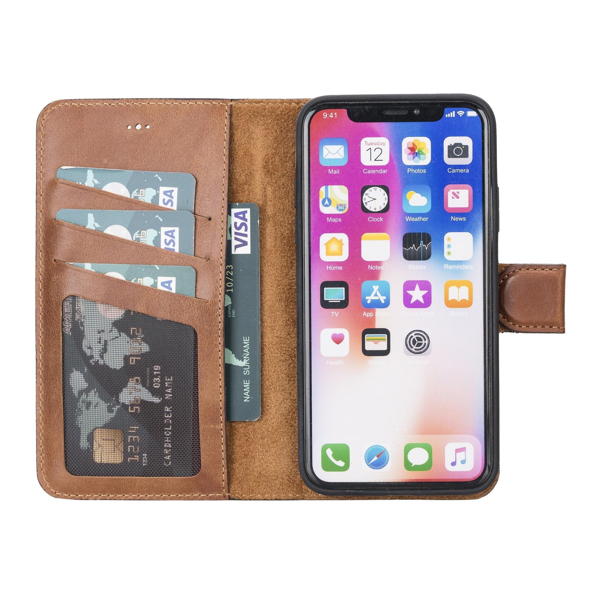B2B - Apple iPhone X/XS Detachable Leather Case / MW Bouletta B2B