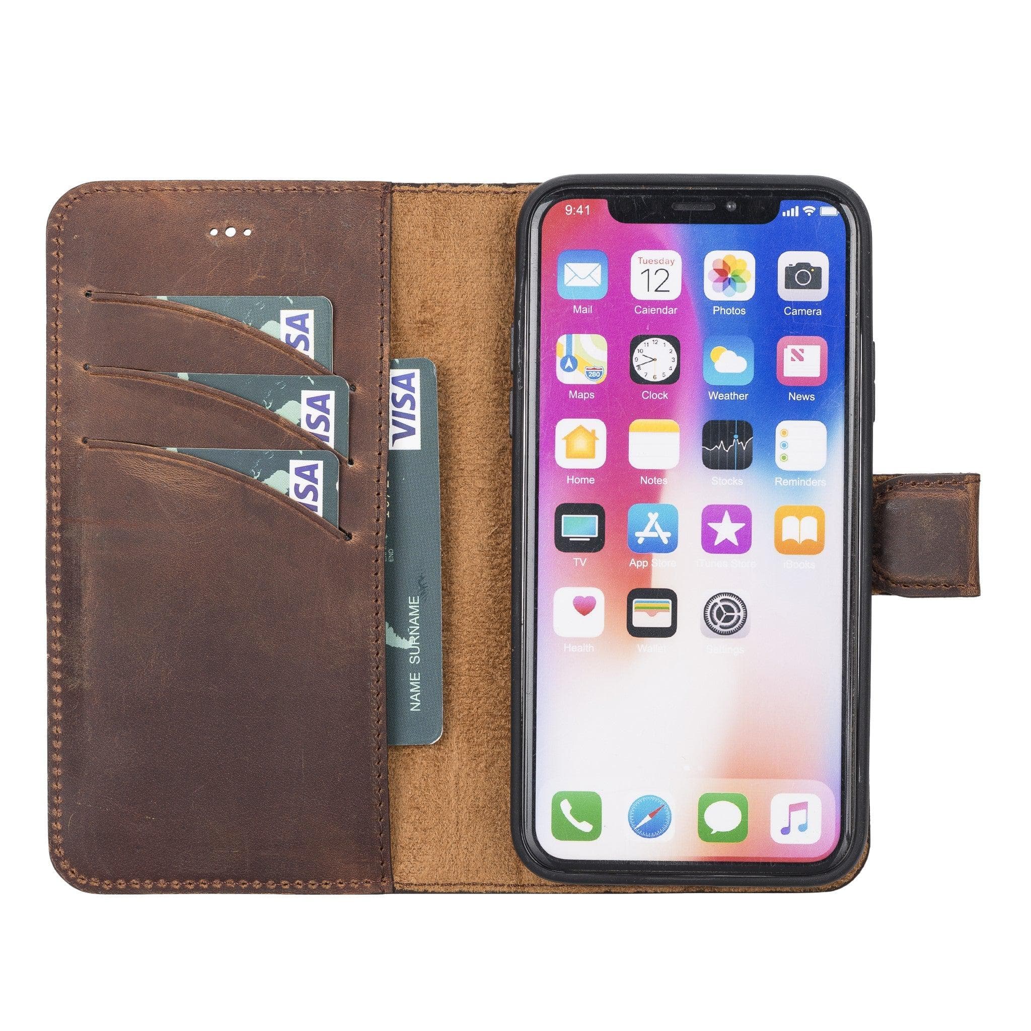 Apple iPhone X Series Detachable Leather Case / MW