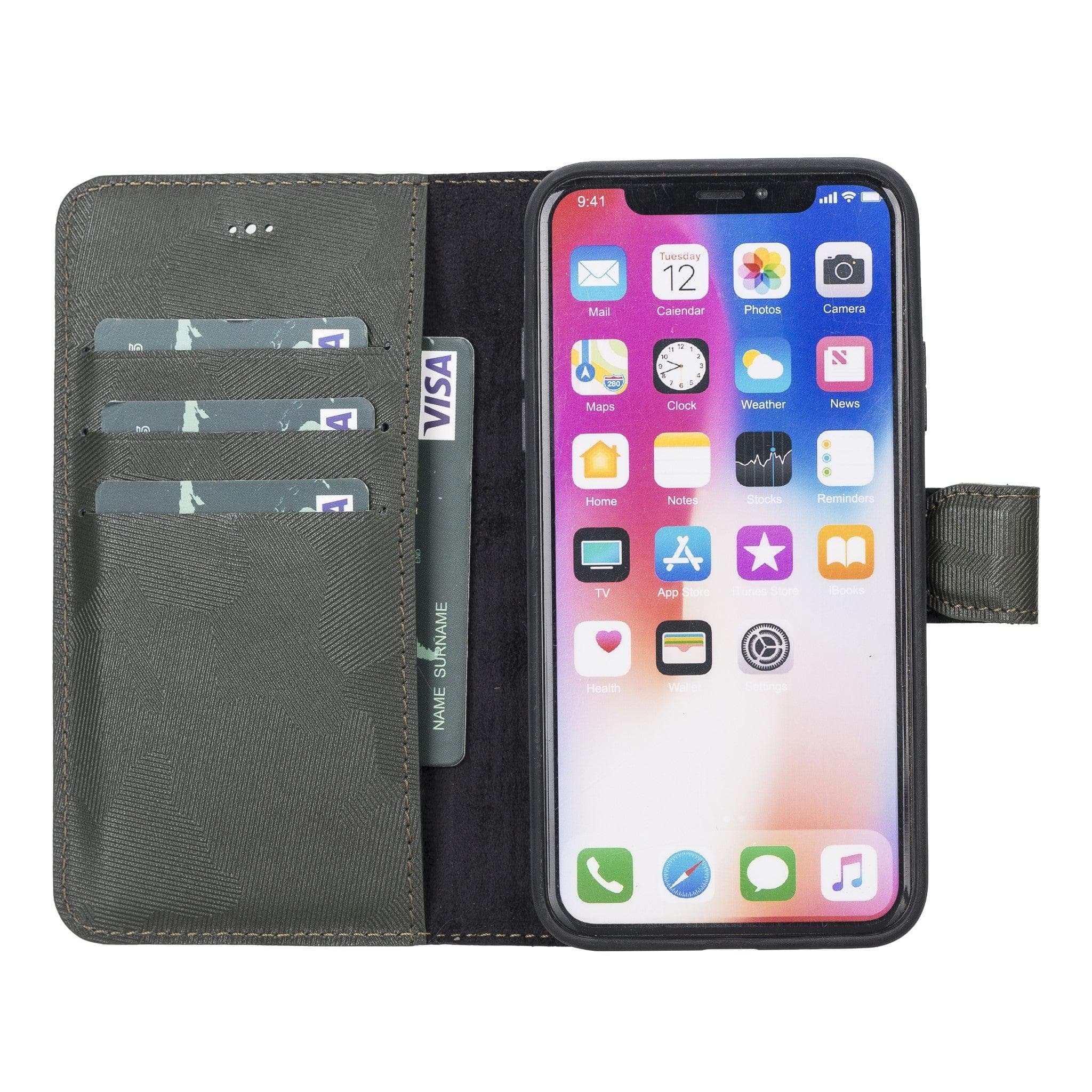 B2B - Apple iPhone X/XS Detachable Leather Case / MW Bouletta B2B