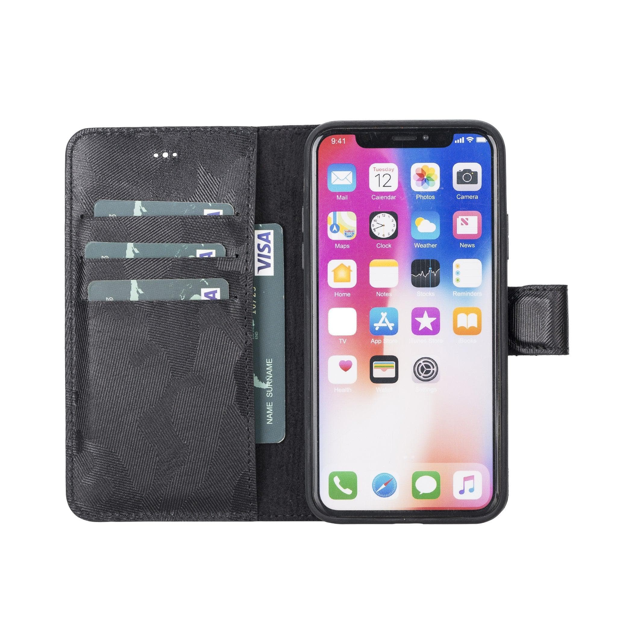 B2B - Apple iPhone X/XS Detachable Leather Case / MW Bouletta B2B