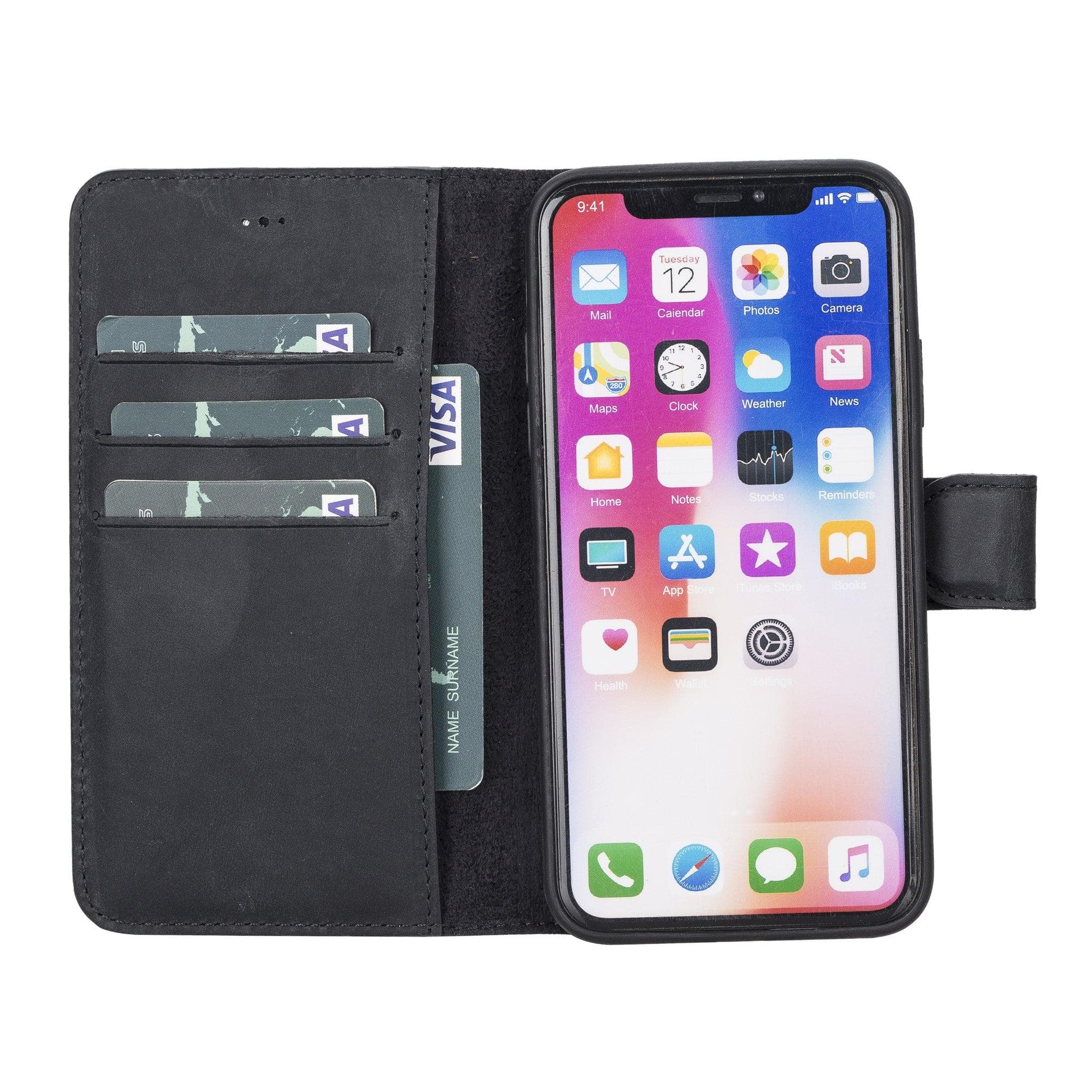 B2B - Apple iPhone X/XS Detachable Leather Case / MW Bouletta B2B