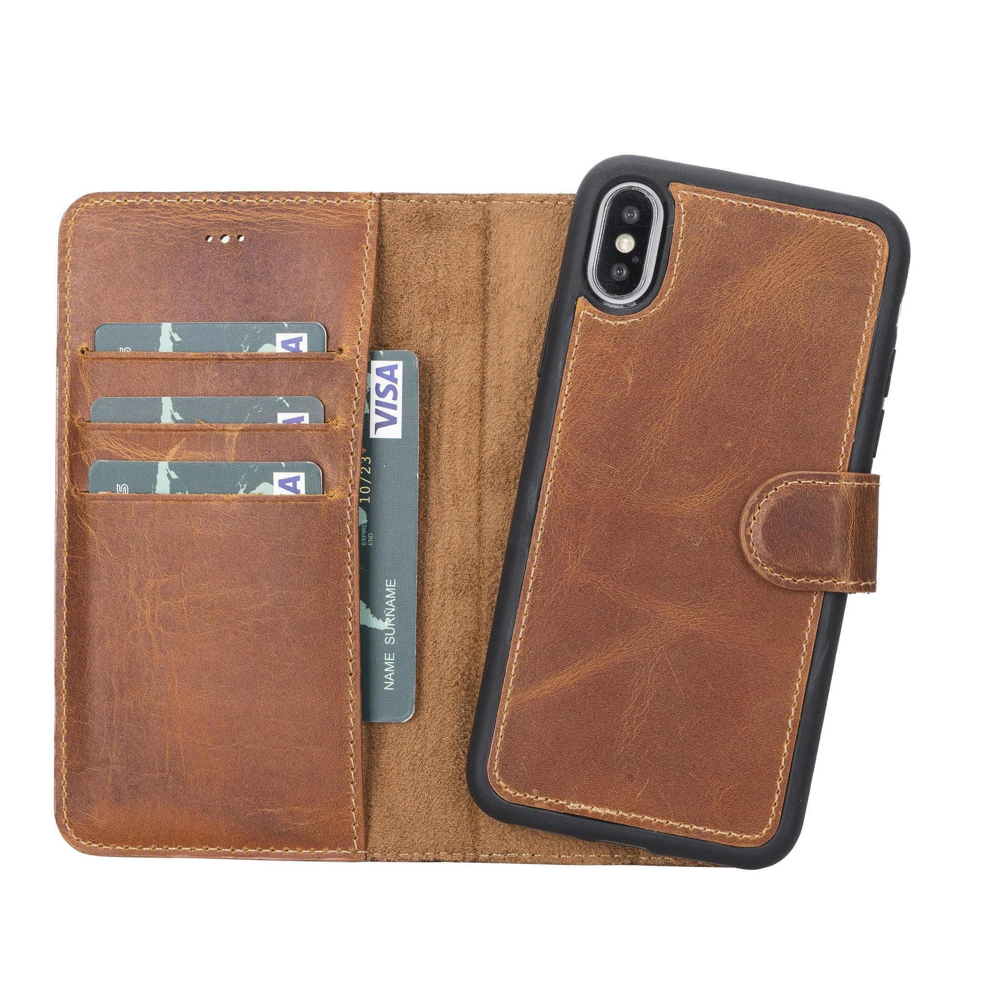 B2B - Apple iPhone X/XS Detachable Leather Case / MW Bouletta B2B