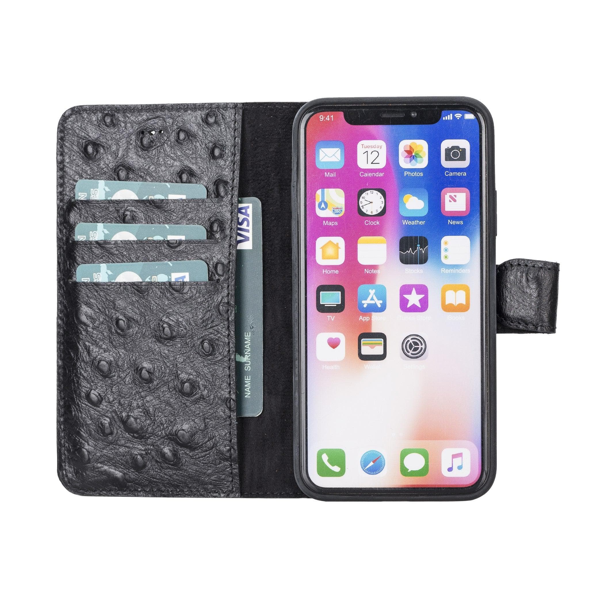 B2B - Apple iPhone X/XS Detachable Leather Case / MW Bouletta B2B