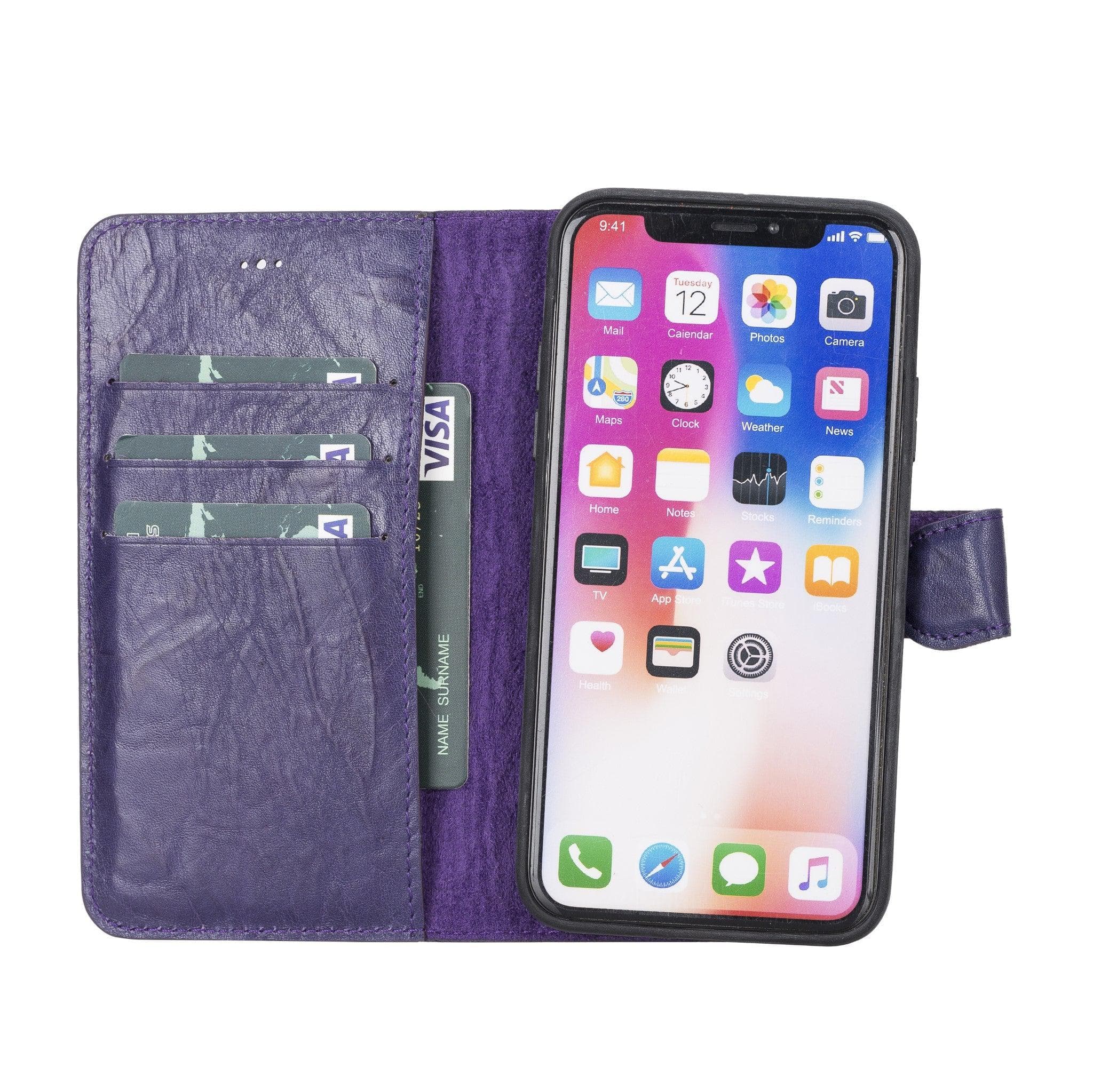 B2B - Apple iPhone X/XS Detachable Leather Case / MW Bouletta B2B