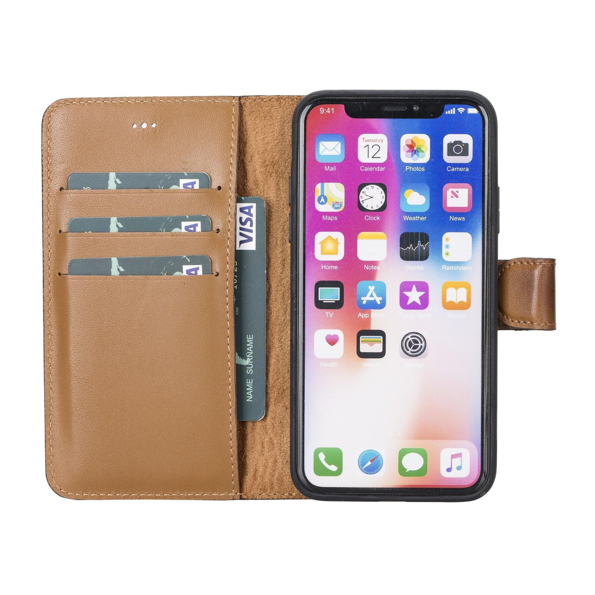 B2B - Apple iPhone X/XS Detachable Leather Case / MW Bouletta B2B