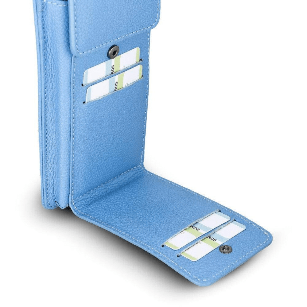 B2B - Avjin Crossbody Leather Bag Compatible with Phones up to 6.9" Bouletta B2B