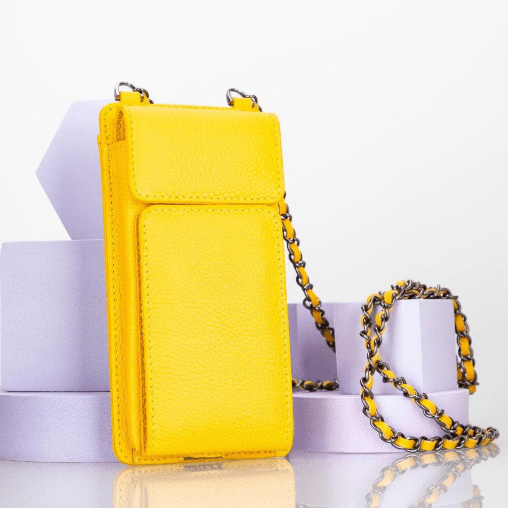 B2B - Avjin Crossbody Leather Bag Compatible with Phones up to 6.9" Bouletta B2B