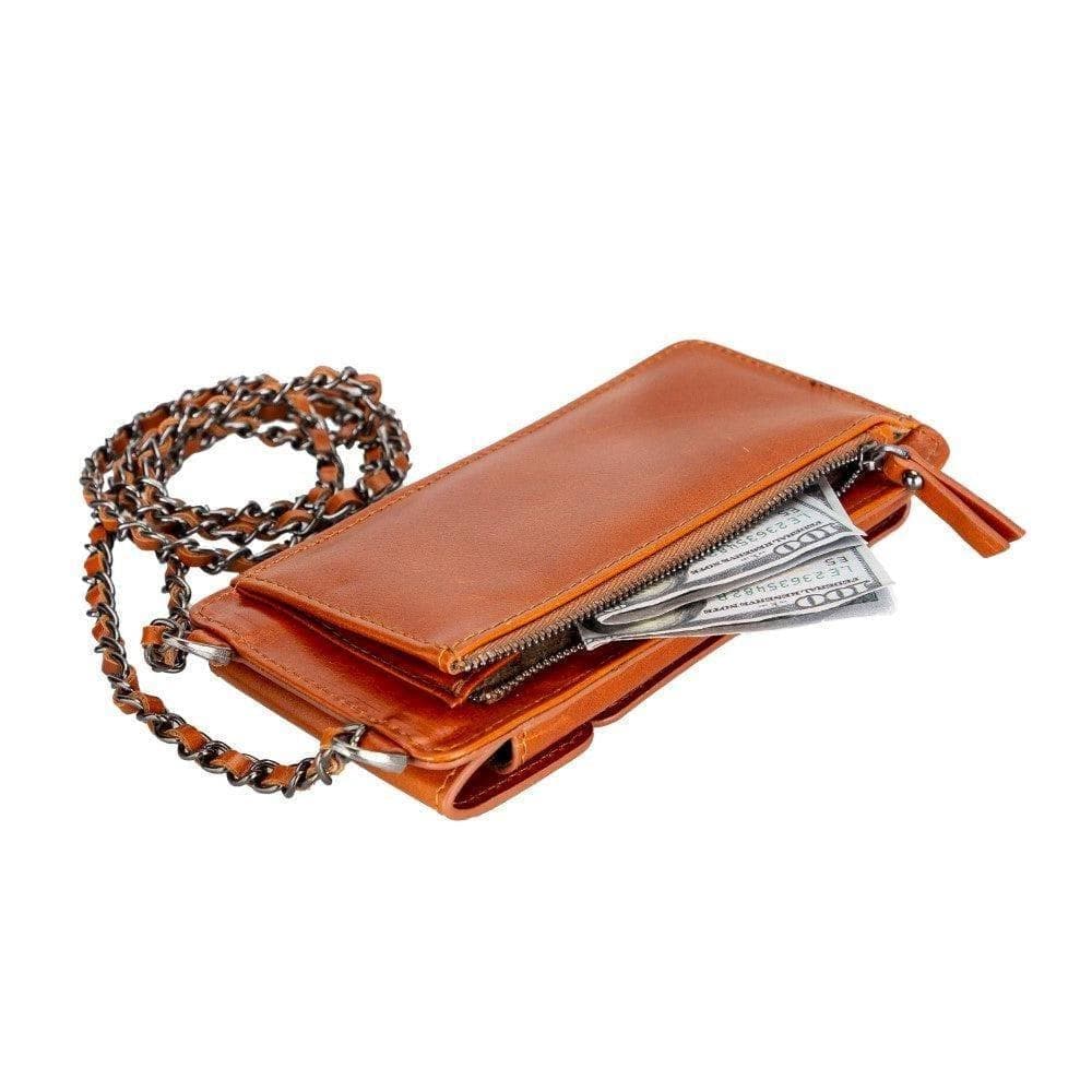 B2B - Avjin Crossbody Leather Bag Compatible with Phones up to 6.9" Bouletta B2B