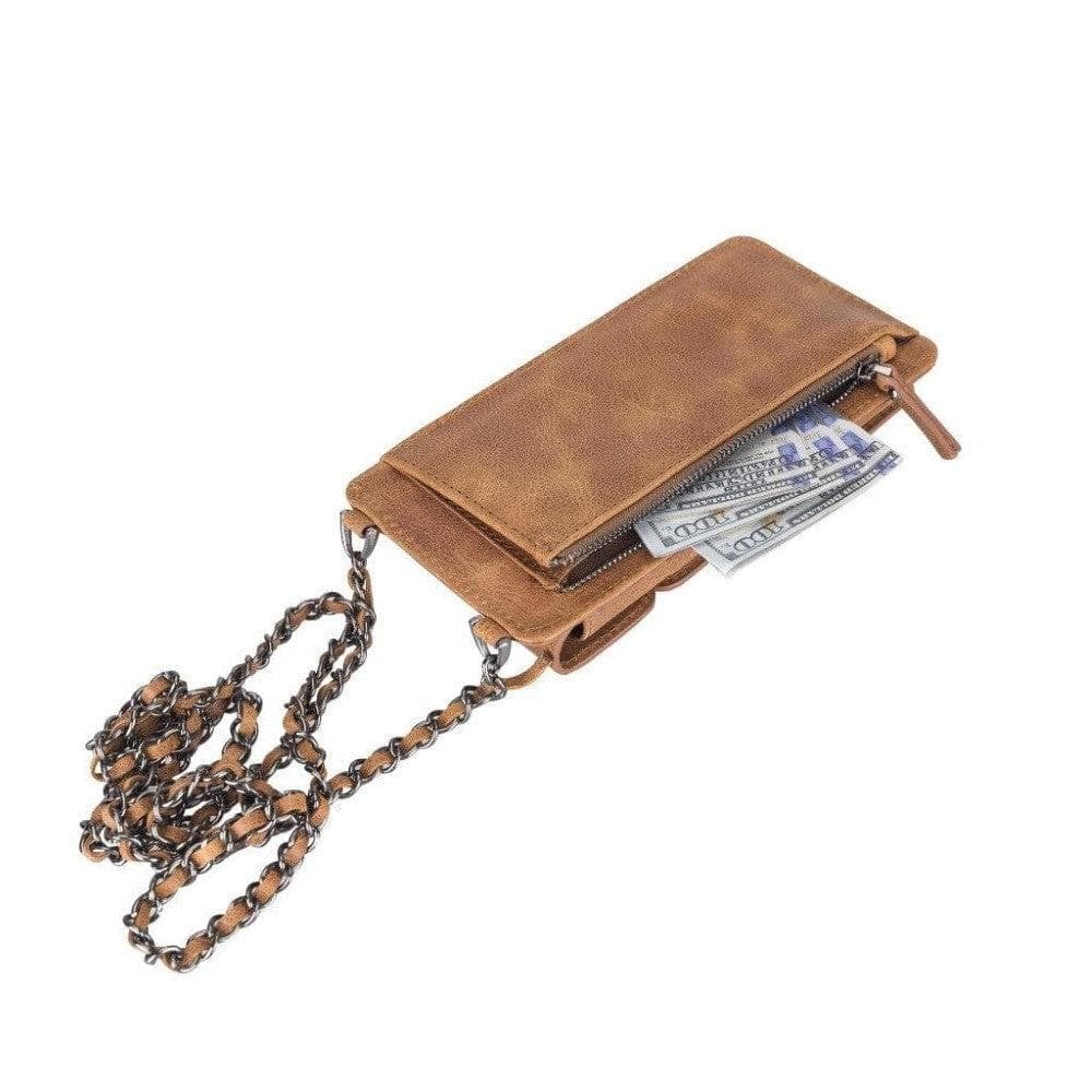 B2B - Avjin Crossbody Leather Bag Compatible with Phones up to 6.9" Bouletta B2B