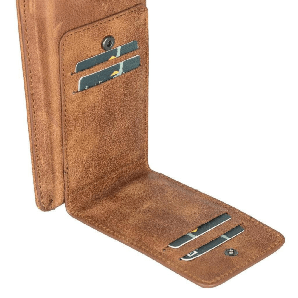 B2B - Avjin Crossbody Leather Bag Compatible with Phones up to 6.9" Bouletta B2B