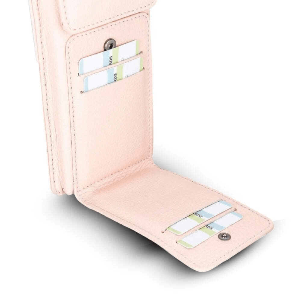 B2B - Avjin Crossbody Leather Bag Compatible with Phones up to 6.9" Bouletta B2B