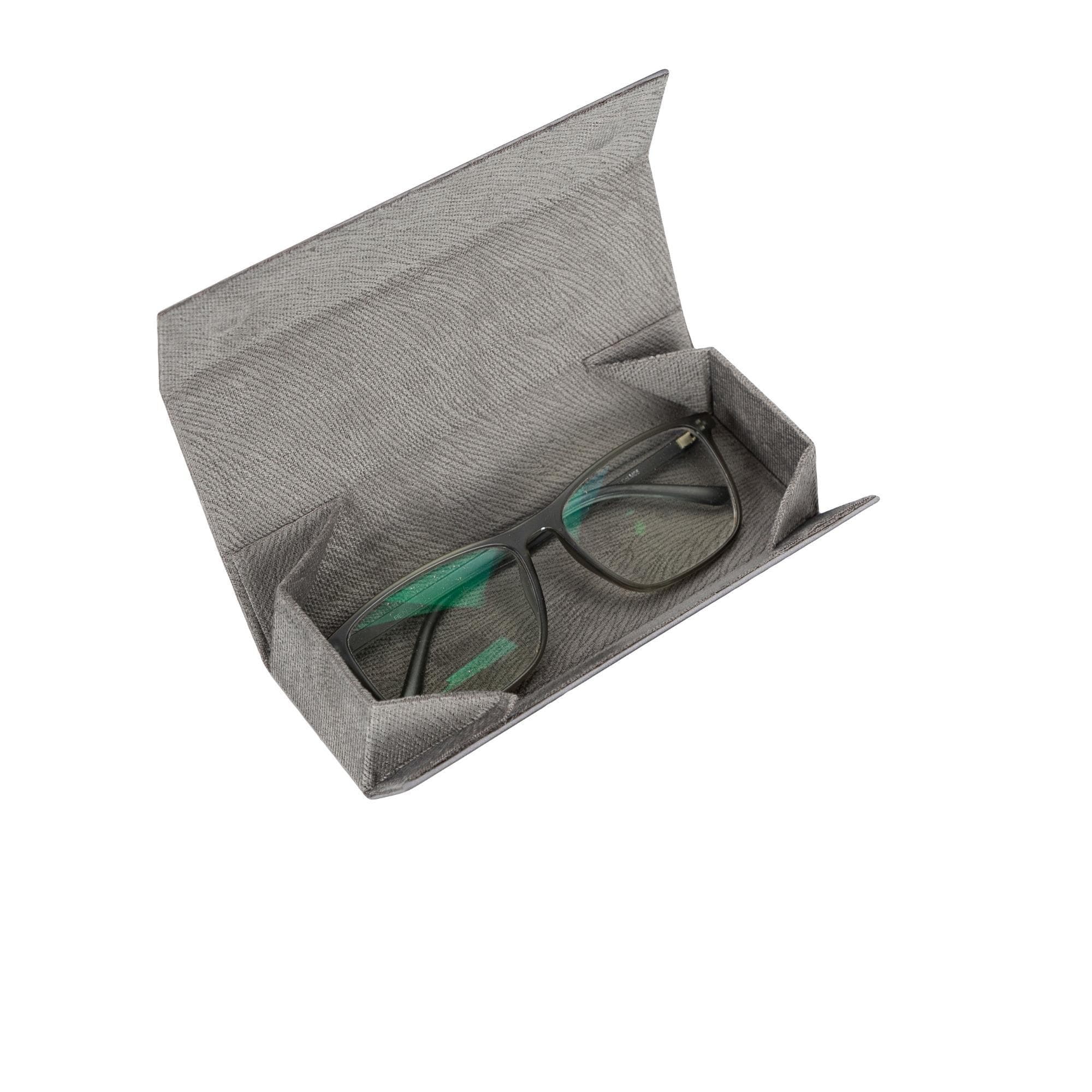 B2B - Clever Leather Glasses Case Grey Bouletta B2B