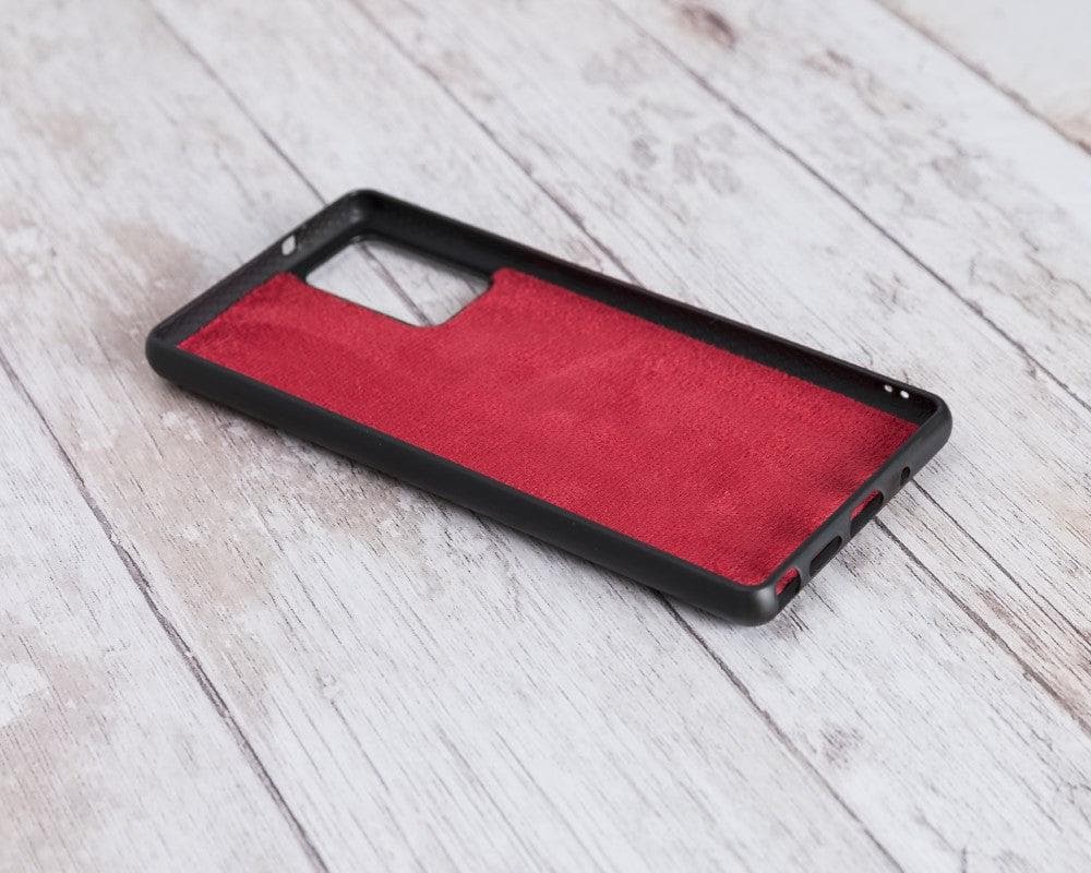B2B - Flex Leather Back Cover Note20 Series Note 20 Ultra / Red Bouletta B2B