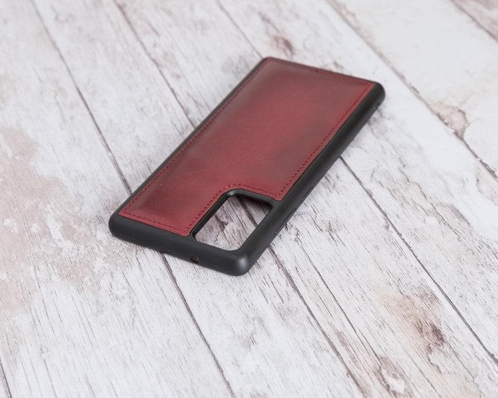 B2B - Flex Leather Back Cover Note20 Series Note 20 Ultra / Red Bouletta B2B