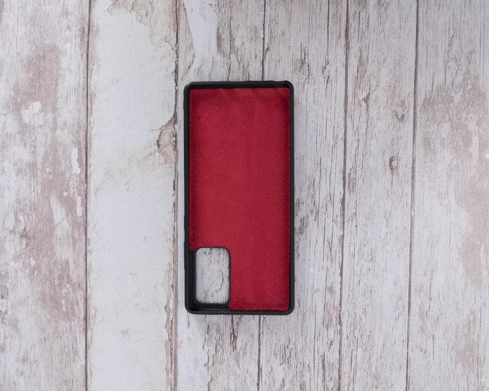 B2B - Flex Leather Back Cover Note20 Series Note 20 Ultra / Red Bouletta B2B