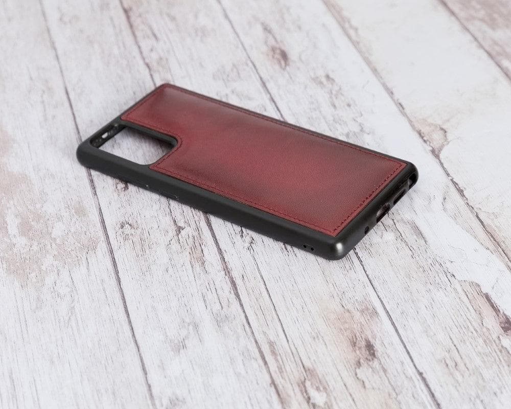 B2B - Flex Leather Back Cover Note20 Series Note 20 Ultra / Red Bouletta B2B