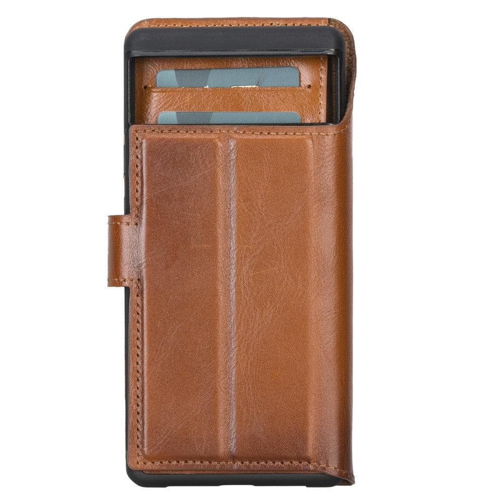 B2B- Google Pixel 6  Series Detachble Magnetic Wallet Leather Case Bouletta B2B