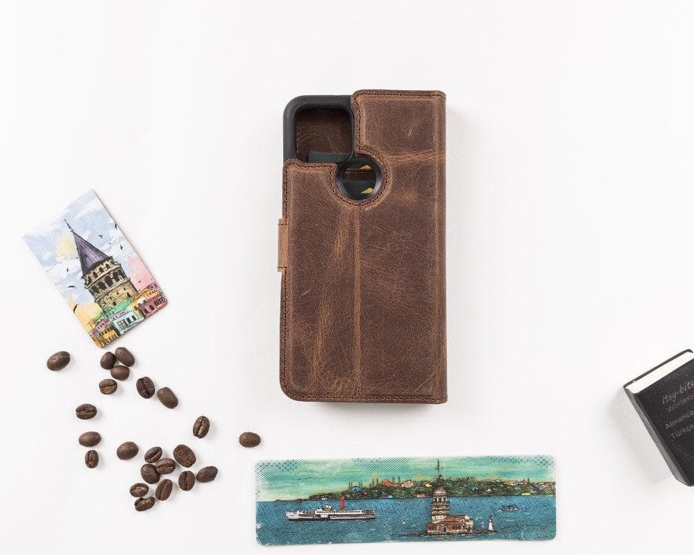 B2B- Google Pixel 6  Series Detachble Magnetic Wallet Leather Case Bouletta B2B