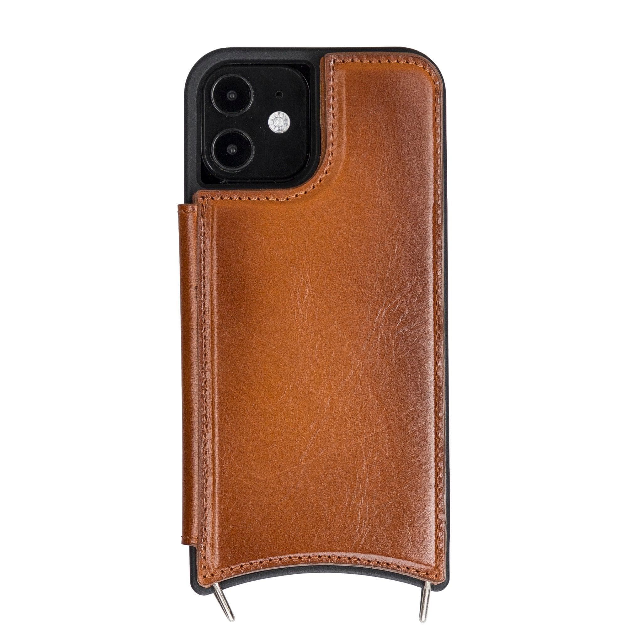 B2B- iPhone 12 Series Leather Saff UFW Plain Strap Bouletta B2B
