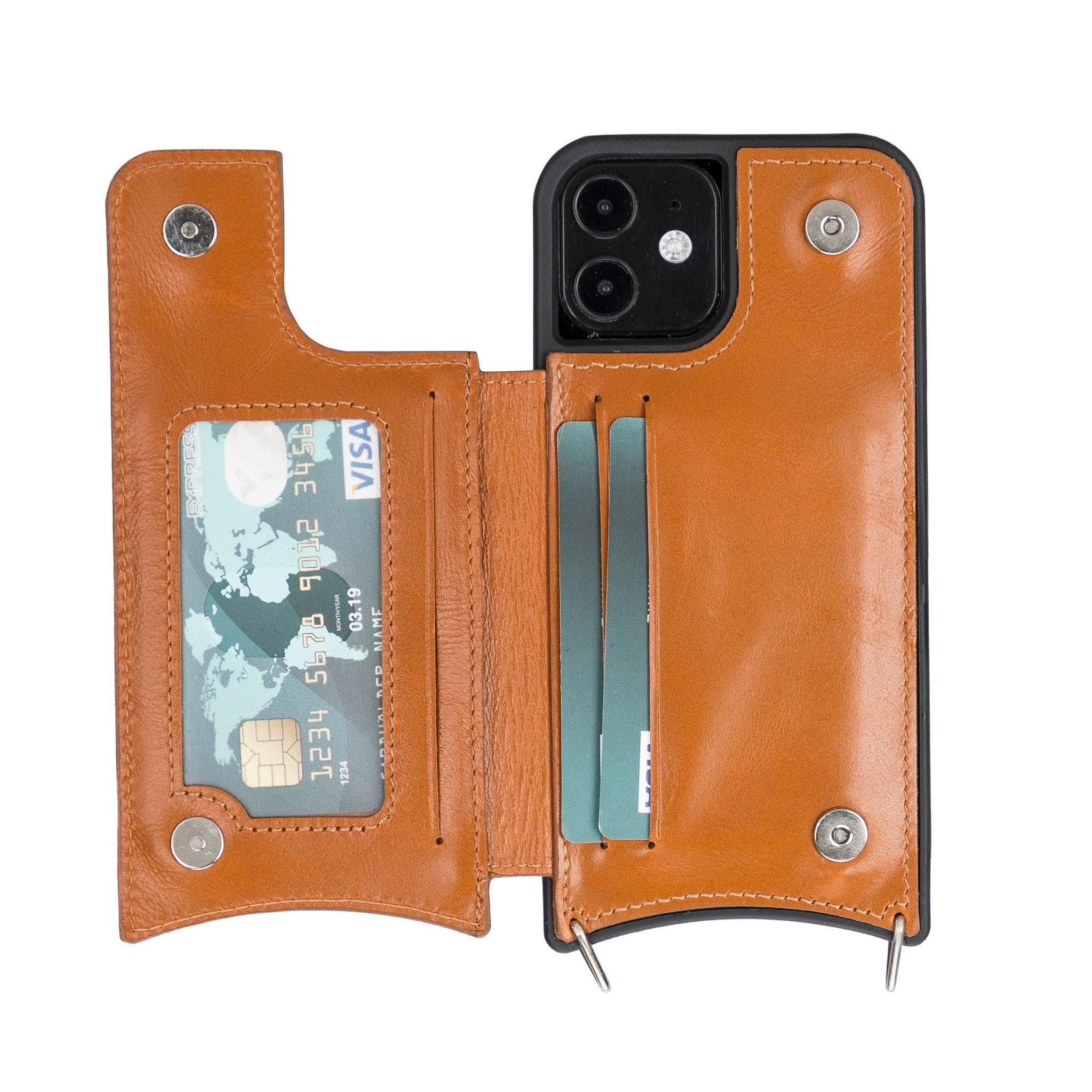 B2B- iPhone 12 Series Leather Saff UFW Plain Strap Bouletta B2B
