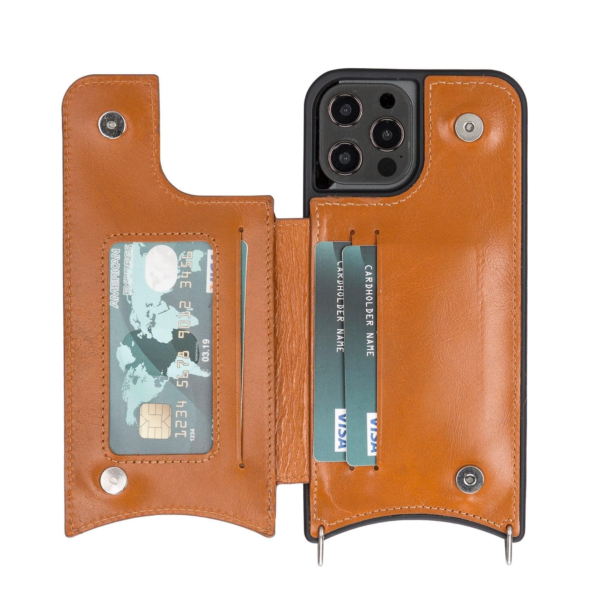 B2B- iPhone 12 Series Leather Saff UFW Plain Strap Bouletta B2B