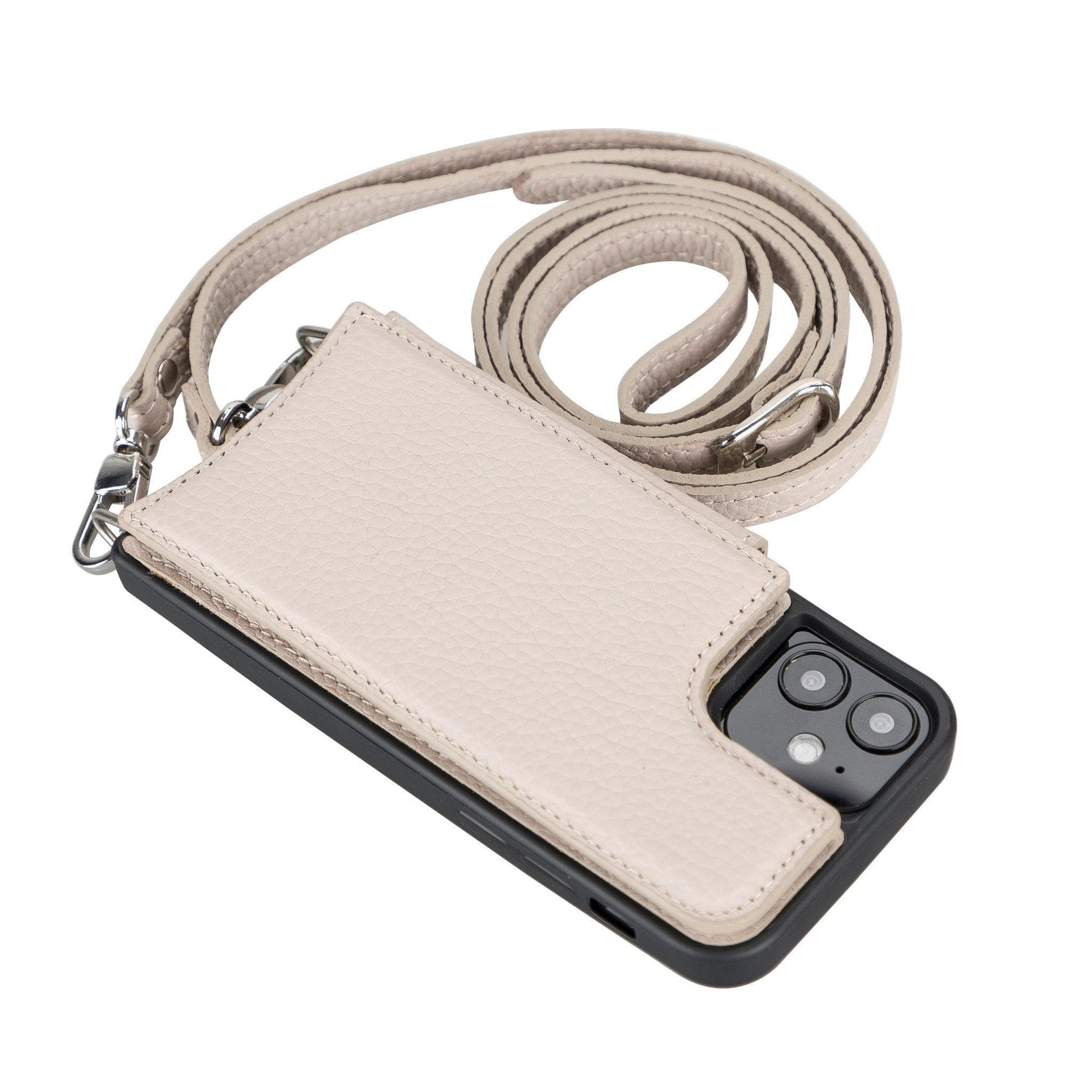 B2B- iPhone 12 Series Leather Saff UFW Plain Strap Bouletta B2B