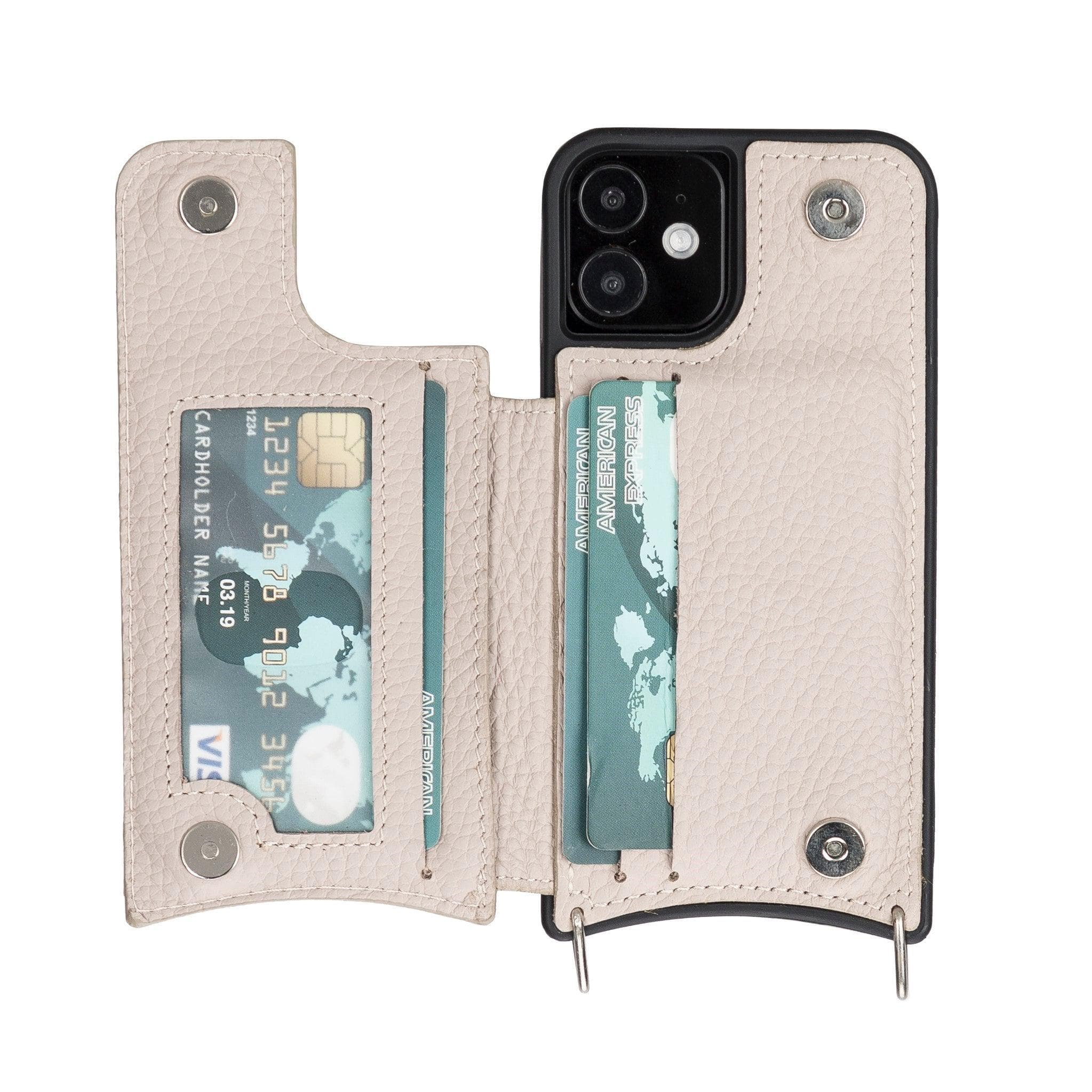 B2B- iPhone 12 Series Leather Saff UFW Plain Strap Bouletta B2B