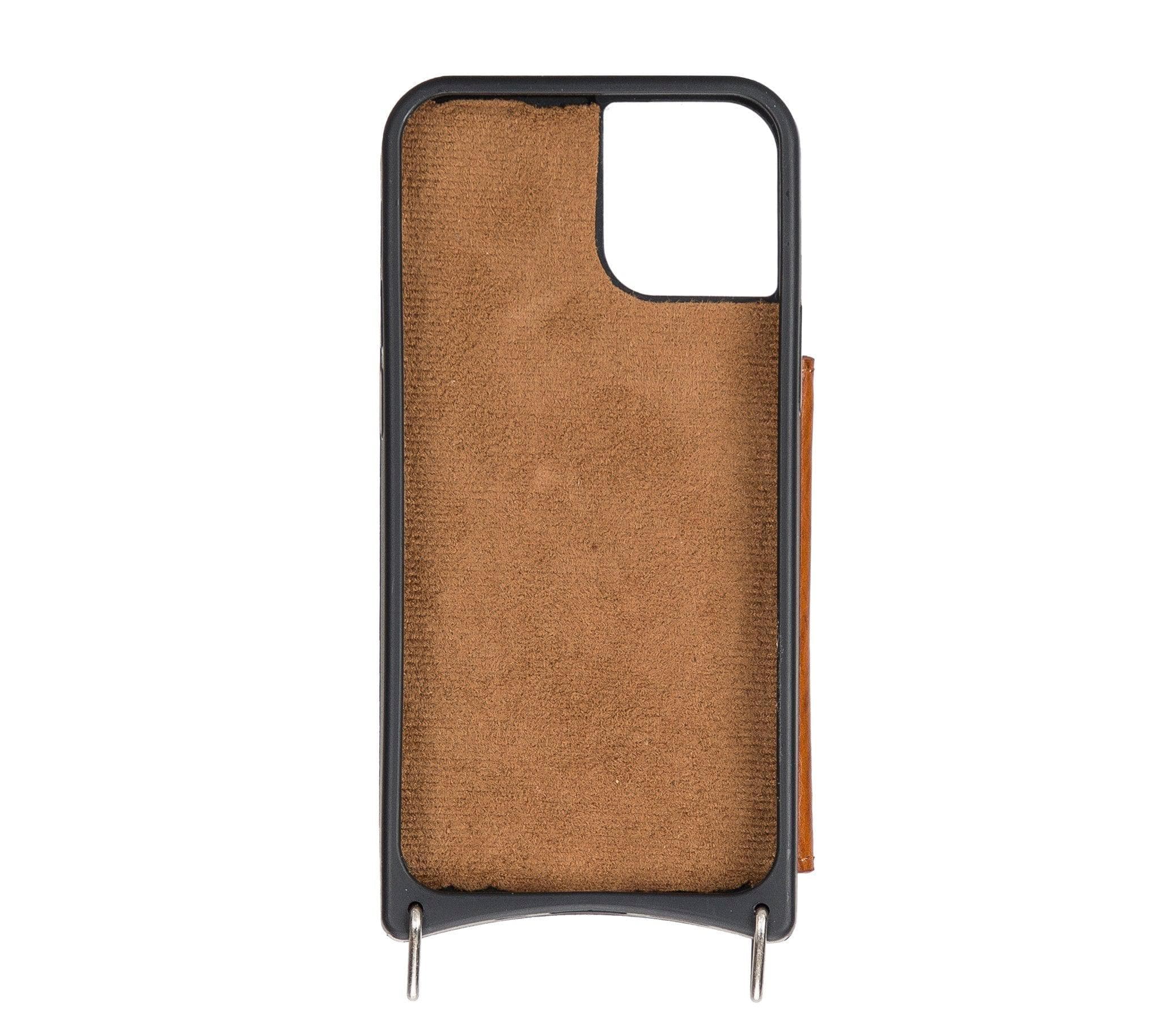B2B- iPhone 12 Series Leather Saff UFW Plain Strap Bouletta B2B