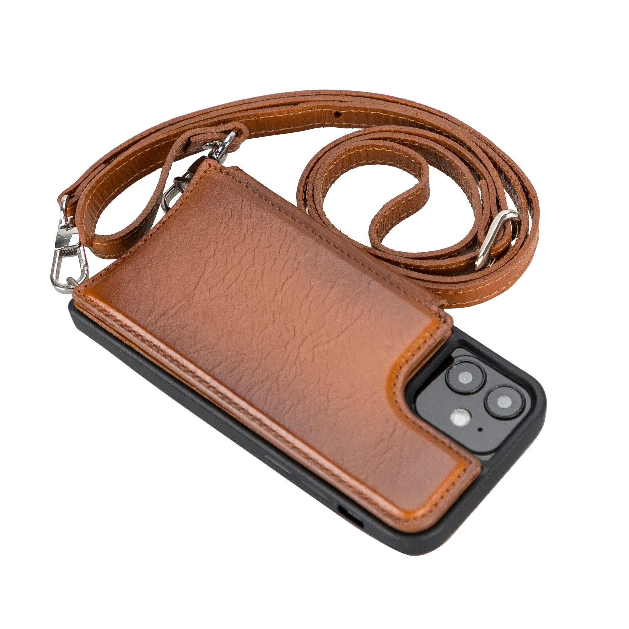 B2B- iPhone 12 Series Leather Saff UFW Plain Strap Bouletta B2B